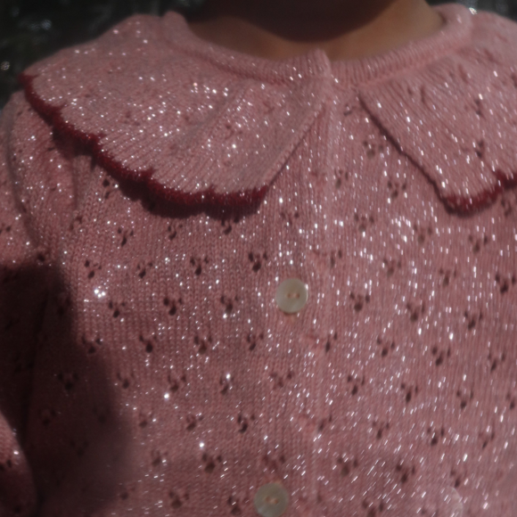 Konges Sløjd - Holiday Knit Cardigan - Mellow Rose