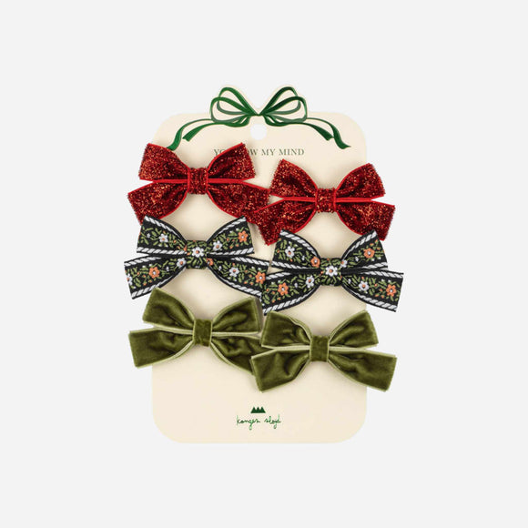 Konges Sløjd - Micki Bow Hair Clips - 6 Pack