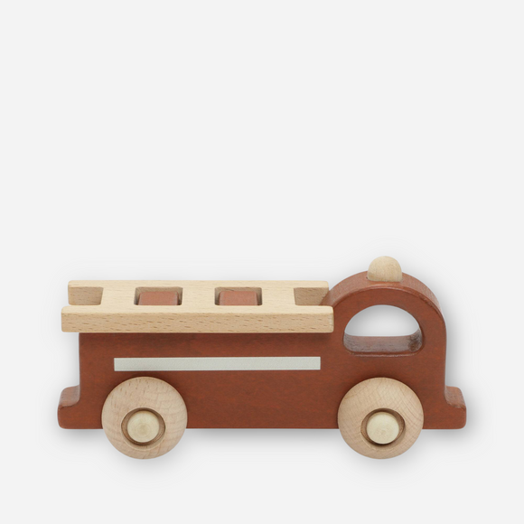 Konges Sløjd - Rolling Fire Truck - Nature