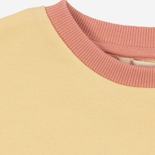 Konges Sløjd - Spotty Sweat Shirt - Banana Crepe