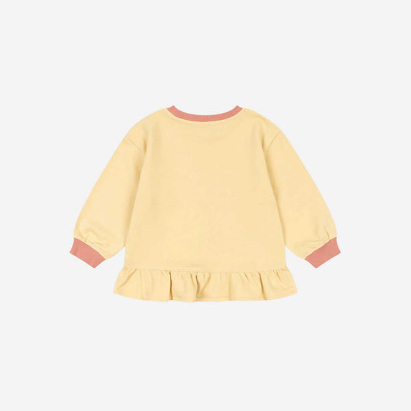 Konges Sløjd - Spotty Sweat Shirt - Banana Crepe