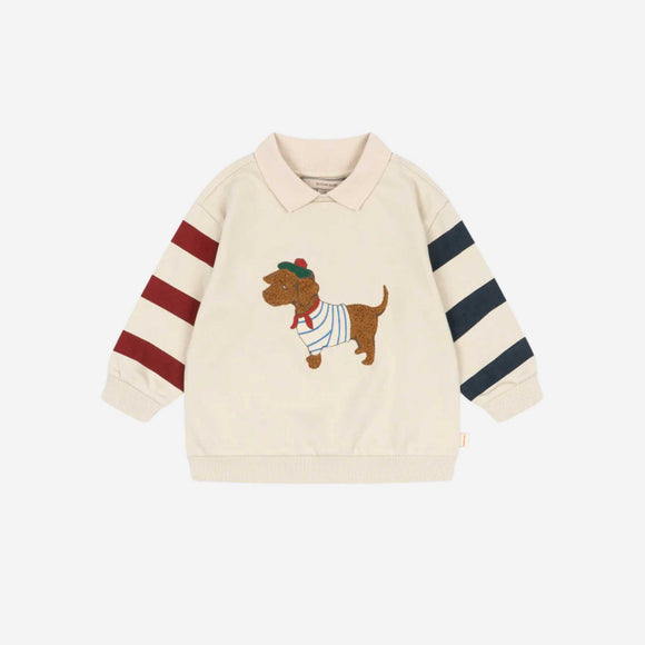 Konges Sløjd - Spotty Sweat Shirt - Brown Rice