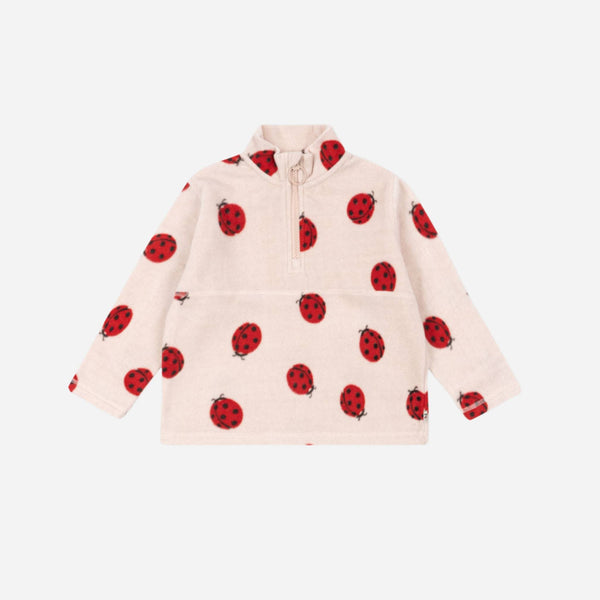Konges Sløjd - Tavi Fleece Sweatshirt - Ladybug Pink
