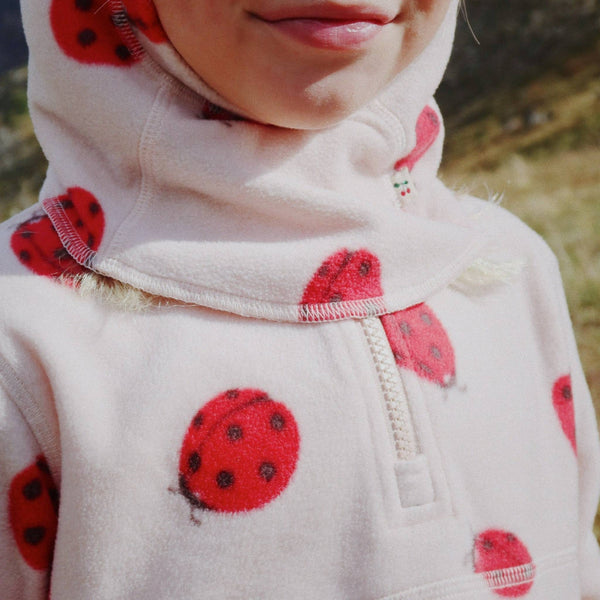 Konges Sløjd - Tavi Fleece Sweatshirt - Ladybug Pink