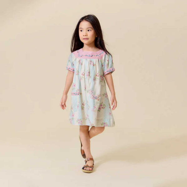  Lali - Adelle Dress - Minty Stripe Print