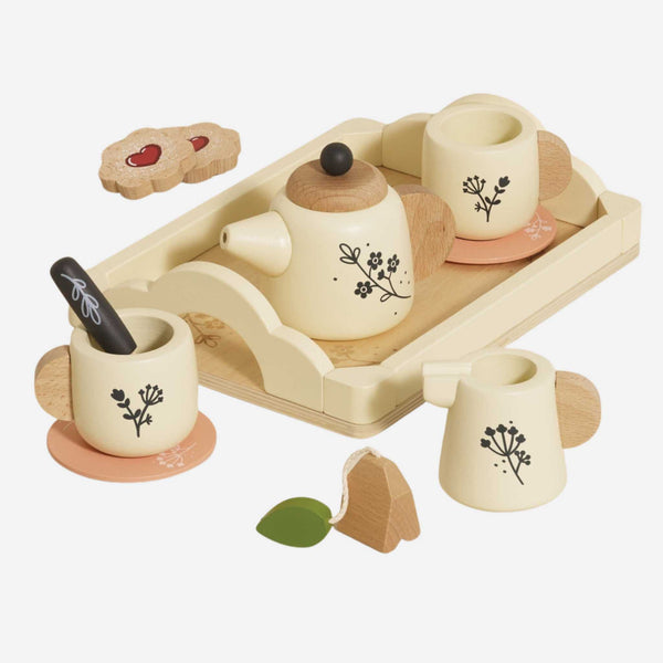 Le Toy Van - Eco-Friendly Wooden Tea Set & Tray