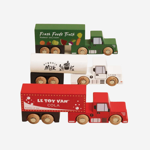 Le Toy Van - Wooden Trailer Truck Set