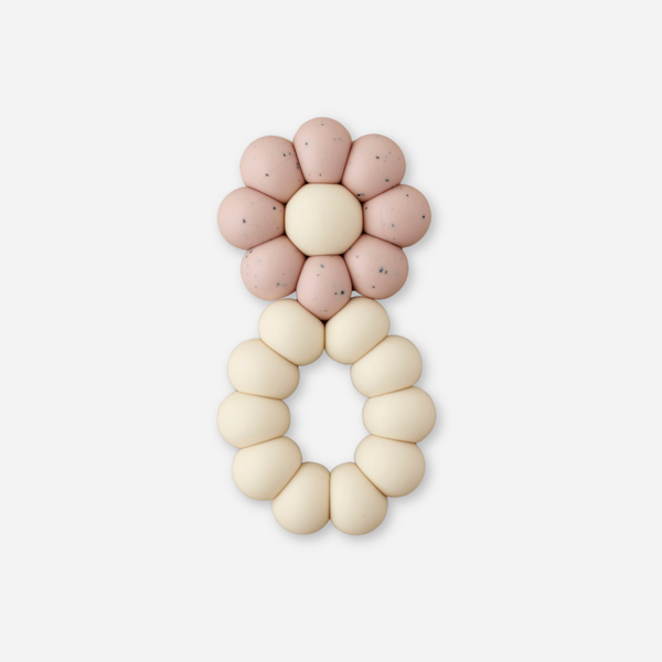 Little Chew - Freezer Teether- Chamomile/Speckled Rose