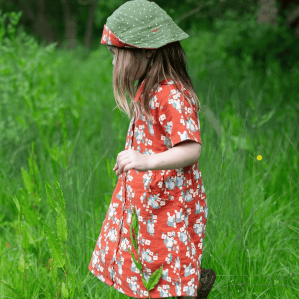 Little Rabbits Button Through Short Sleeve Dress Little Rabbits Button Through Short Sleeve Dress