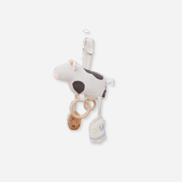 Little Lamb Kind - Moo Moo Cow Dangling Rattles