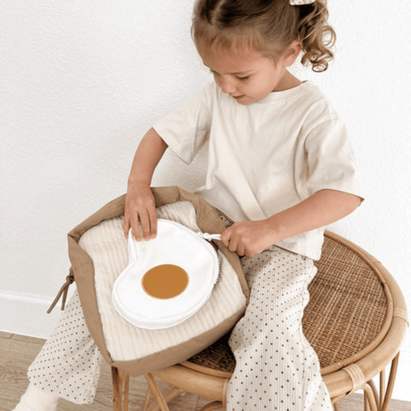 Little Lamb Kind - Toast Toddler Backpack