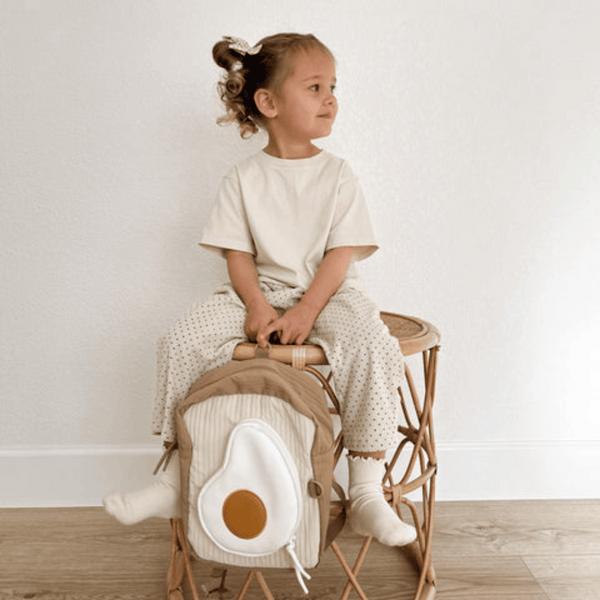 Little Lamb Kind - Toast Toddler Backpack