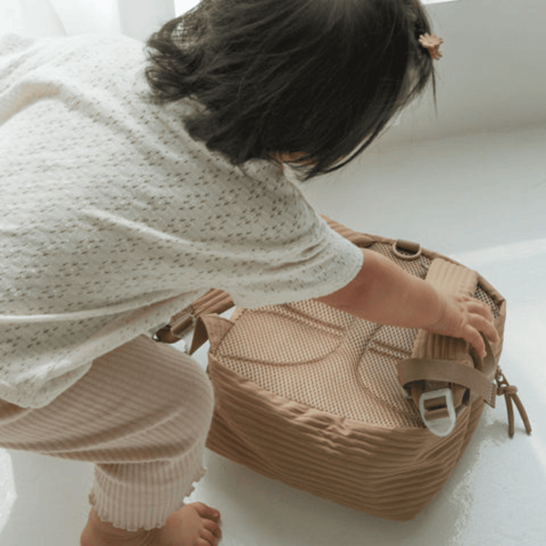 Little Lamb Kind - Toast Toddler Backpack