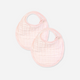 Lou Lou and Company - Cloud Muslin Bib 2 Pack- Blush