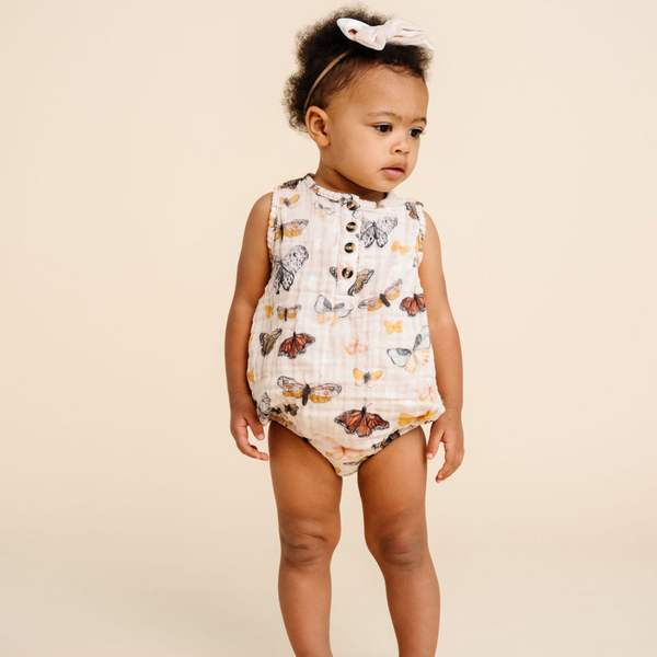 Lou Lou and Company - Cloud Muslin Bubble Romper- Amelia