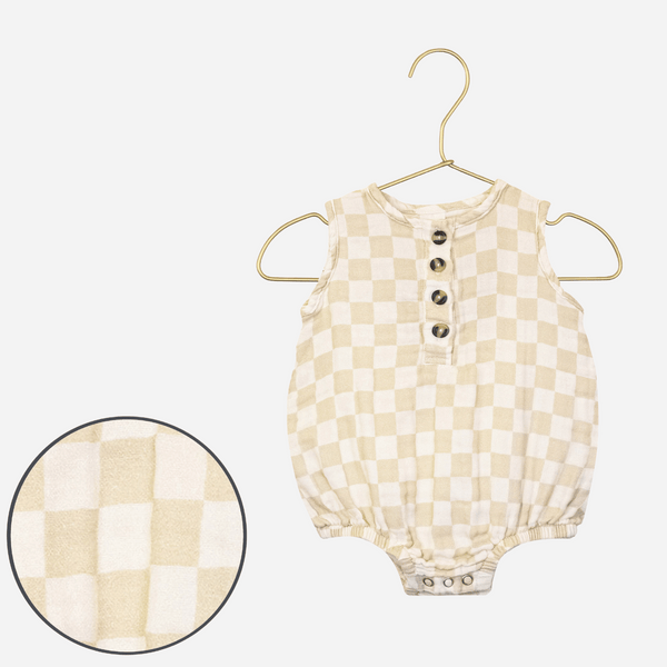 Lou Lou and Company - Cloud Muslin Bubble Romper - Austin