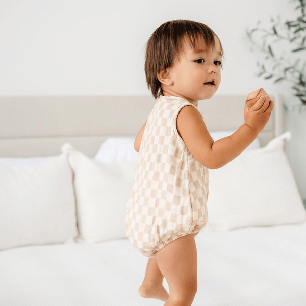 Lou Lou and Company - Cloud Muslin Bubble Romper - Austin