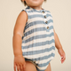 Lou Lou and Company - Cloud Muslin Bubble Romper- Lincoln