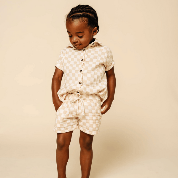 Lou Lou and Company - Cloud Muslin Button Down Shirt - Austin