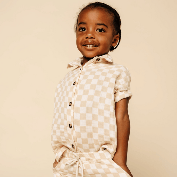 Lou Lou and Company - Cloud Muslin Button Down Shirt - Austin