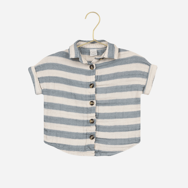 Lou Lou and Company - Cloud Muslin Button Down Shirt - Lincoln