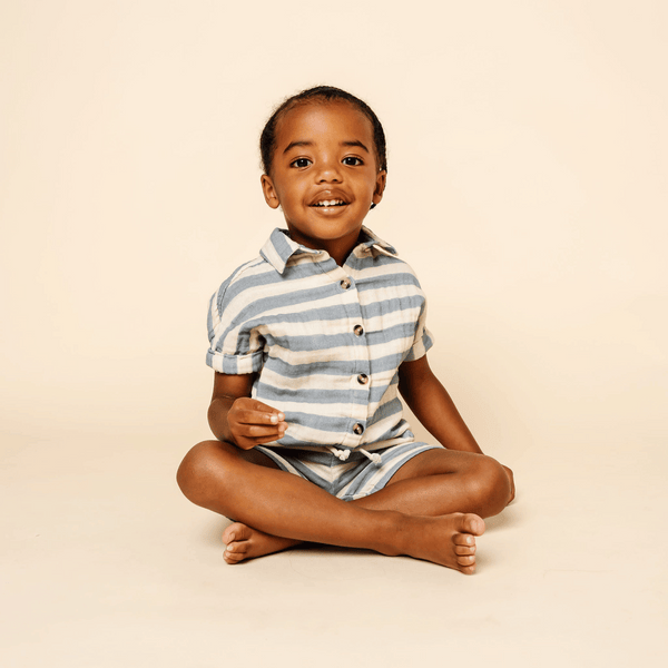 Lou Lou and Company - Cloud Muslin Button Down Shirt - Lincoln