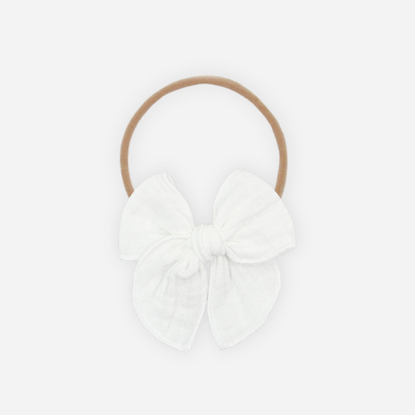 Lou Lou and Company - Cloud Muslin Heirloom Bow Headband (3 Colors)