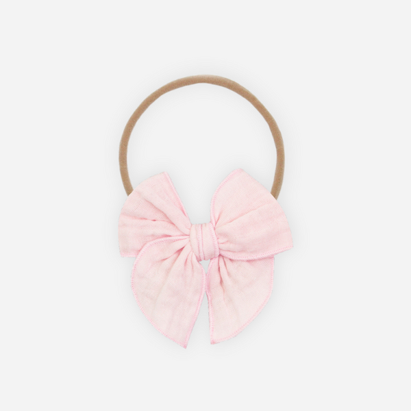 Lou Lou and Company - Cloud Muslin Heirloom Bow Headband (3 Colors)