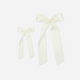 Lou Lou and Company - Satin Bow - Cream Sash Clip - Small