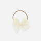 Lou Lou and Company - Lace Bow - Ivory Floral Headband