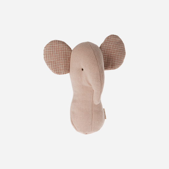 Maileg - Lullaby Friend Rattles, Elephant - Rose