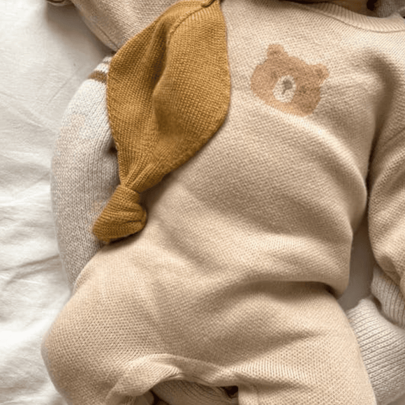 Luna + Luca - Bear Jacquard Jumpsuit