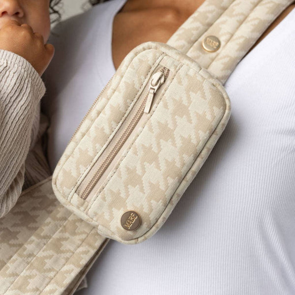 Mabē - The Monarch Accessory Bag - Houndstooth