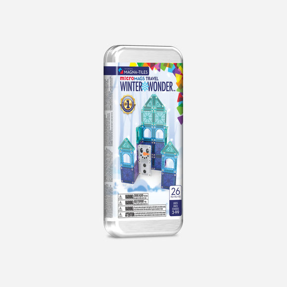 Magna-Tiles - Winter Wonder 26-Piece Travel Set