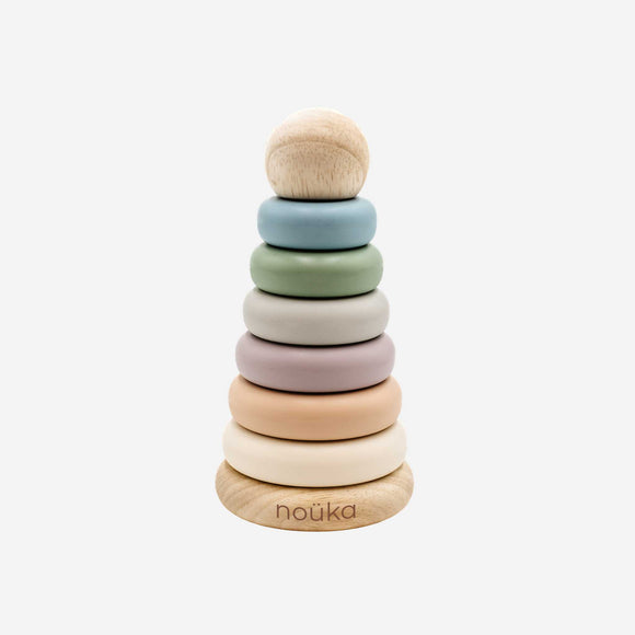 Maighan Distribution - Noüka Wood and Silicone Stacker-Sand Tower