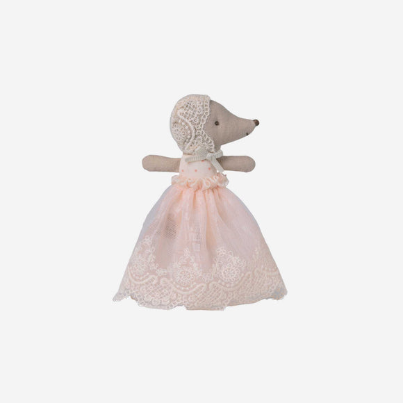Maileg - Baby Mouse in Gown - Powder