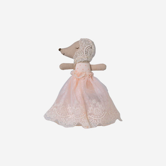 Maileg - Baby Mouse in Gown - Powder
