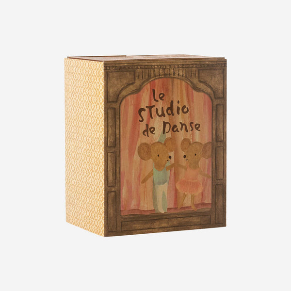 Maileg - Ballet Mice In Dance Studio, Little Sister & Brother