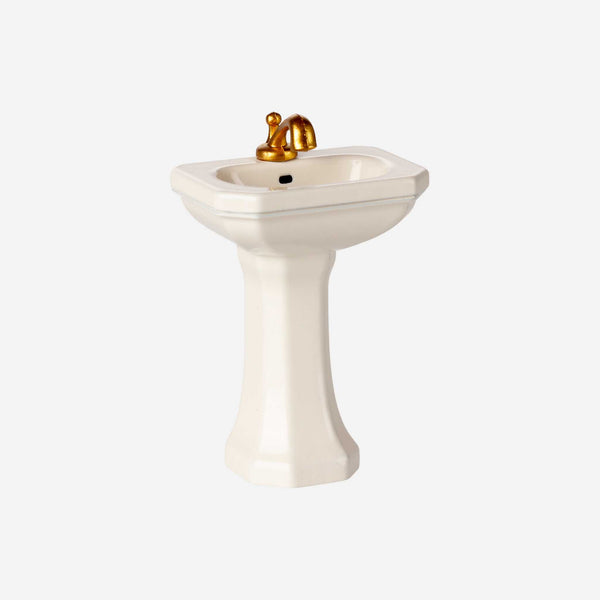 Maileg - Bathroom sink, Mouse - Off white