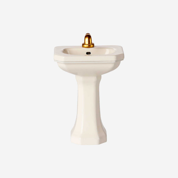 Maileg - Bathroom sink, Mouse - Off white