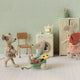 Maileg -  Beach Mouse With Air Mattress, Flower - Dad