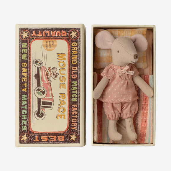 Maileg - Big Sister Mouse in Matchbox