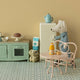 Maileg - Café Set - Mouse. Big - Pale Pink