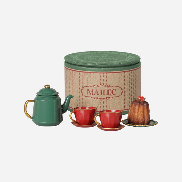 Maileg - Christmas Tea Party - Mouse - Red/Green