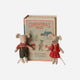 Maileg  - Christmas Twin Mice, Little Sister and Brother in Book