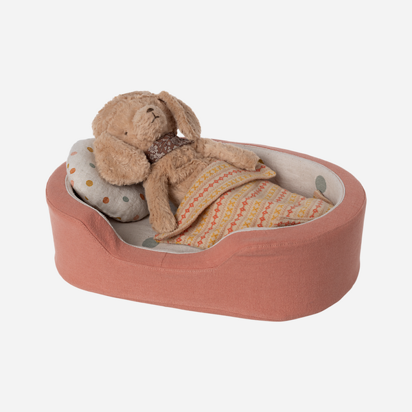 Maileg - Cosy Basket, Medium - Coral