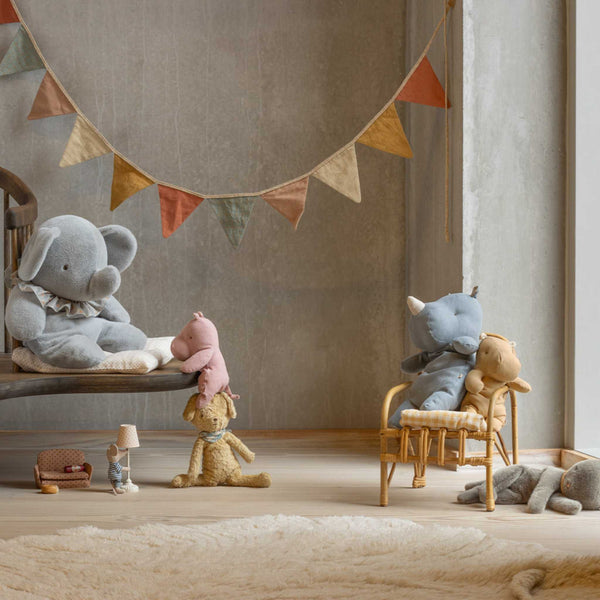 Maileg - Dog, Vintage plush - Soft sand