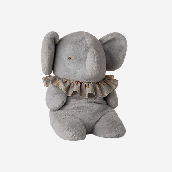Maileg -  Elephant Plush, Big - Blue / Grey
