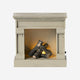 Maileg - Fireplace - Mouse - Off White