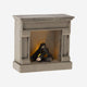 Maileg - Fireplace - Mouse - Off White